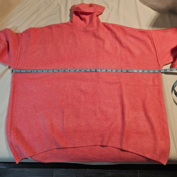 Vince Camuto Pink Sweater Oversized XL - Picture 9 of 12